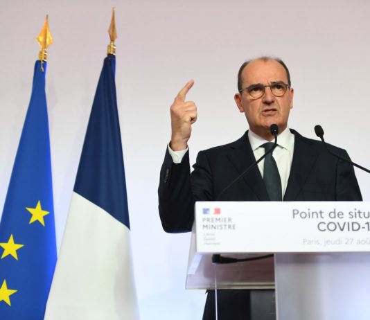 Pressekonferenz des Premierministers Jean Castex