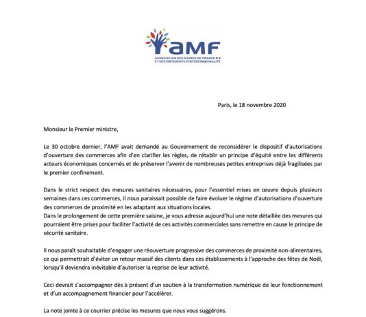 Offener Brief der Bürgermeister an Jean Castex