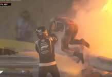 Romain Grosjean ist auf wundersame Weise den Flammen entkommen: der große Schrecken seiner Frau Marion Jollès