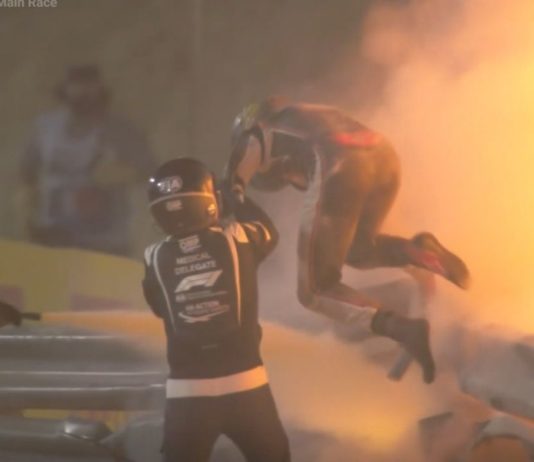 Romain Grosjean ist auf wundersame Weise den Flammen entkommen: der große Schrecken seiner Frau Marion Jollès