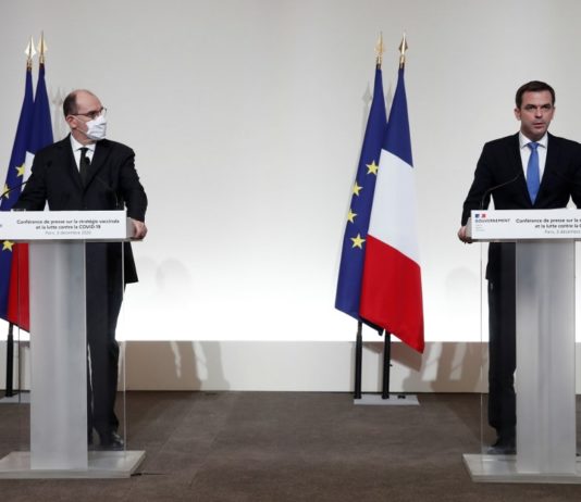 Pressekonferenz mit Jean Castex zur Covid-19-Situation