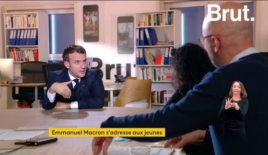 Polizeigewalt, Diskriminierung, Klima: 2 stündiges Interview von Emmanuel Macron auf ‚Brut‘