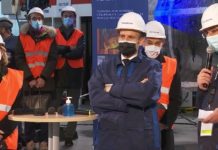Le Creusot: Emmanuel Macron kündigt den Bau eines nuklearbetriebenen Flugzeugträgers an