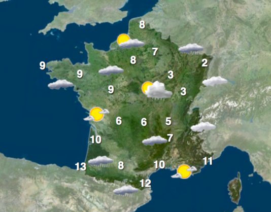 Das Wetter am 1. Dezember 2020