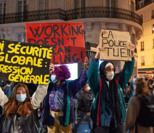 Proteste in Paris 2 (Video)