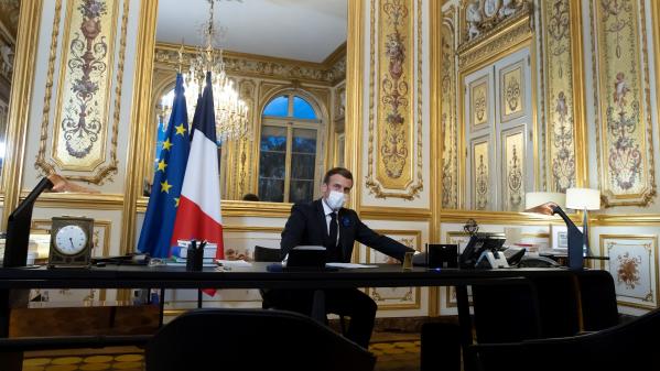 Emmanuel Macron spricht am Sonntag mit Joe Biden