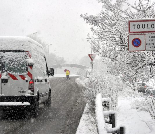 Diesen Dienstag schneit es in Toulouse und im Südwesten