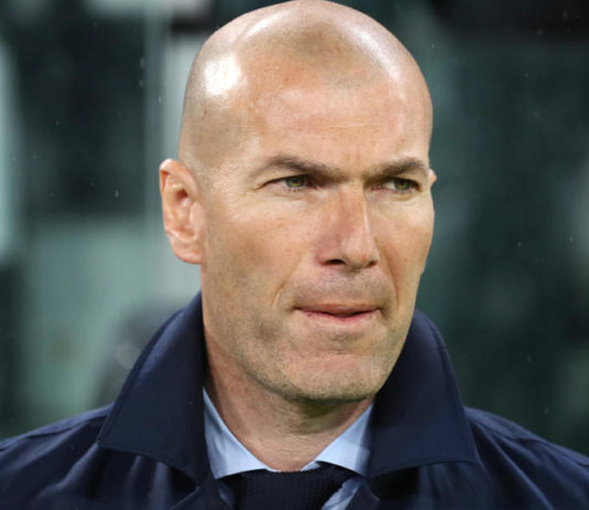 Zinedine Zidane wurde positiv auf Covid-19 getestet.
