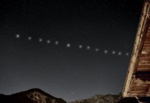 Lichtpunkte bewegen sich im Himmel über der Côte d’Azur? Es ist Starlink …