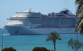 Nizza und die Kreuzfahrtriesen: Zwischen Wohlstand und Überdruss Kreuzfahrtschiff_Tourismus_Illustration