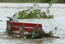 Das langsame Hochwasser Hochwasser