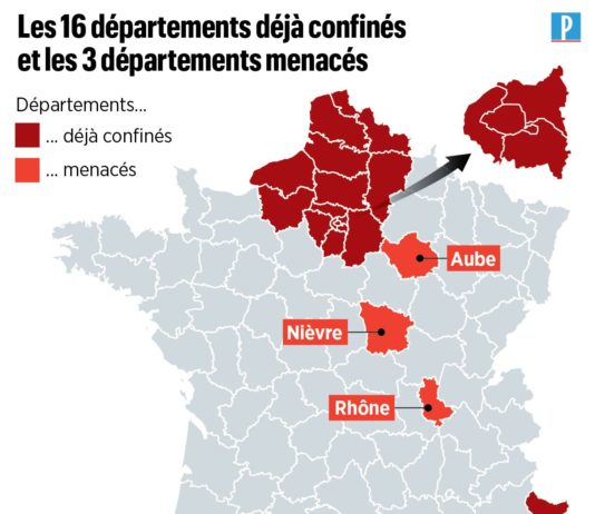 Covid-19: Departements Rhône, Aube und Nièvre vor dem Lockdown