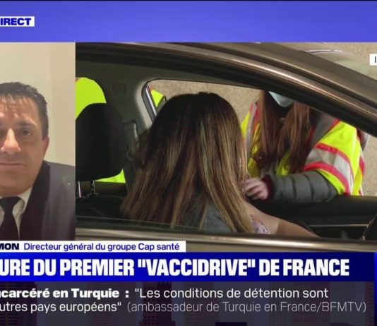 Vaccidrive – Frankreich eröffnet das erste Drive-in-Impfzentrum