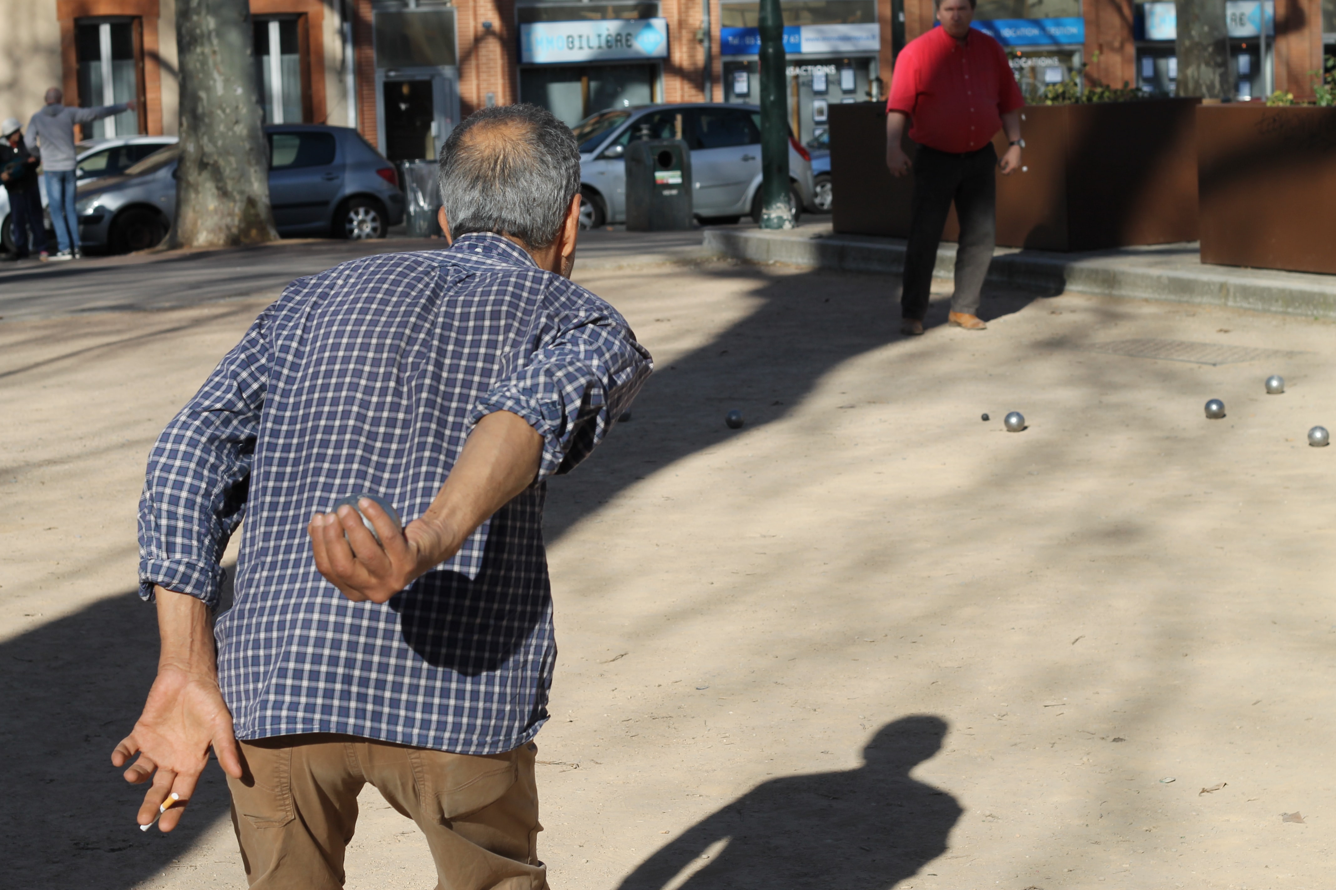 Es war verboten... jetzt ist Boule spielen wieder erlaubt