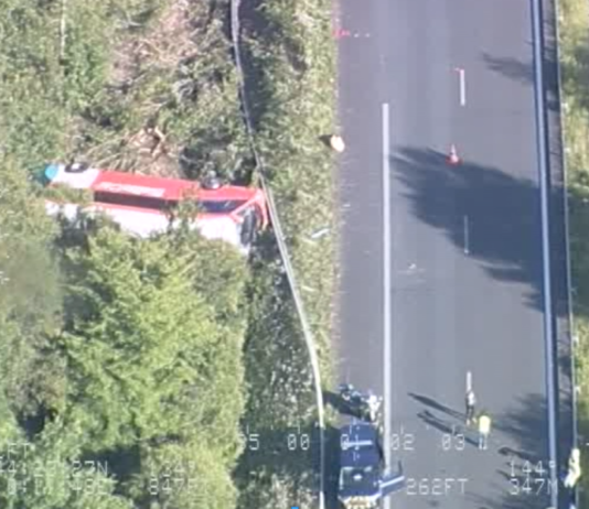 Schwerer Unfall auf der A62: Spektakuläres Bild aufgenommen vom Hubschrauber der Gendarmerie Nationale