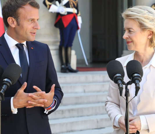 Ursula von der Leyen in Paris, um grünes Licht für französischen Konjunkturplan zu geben