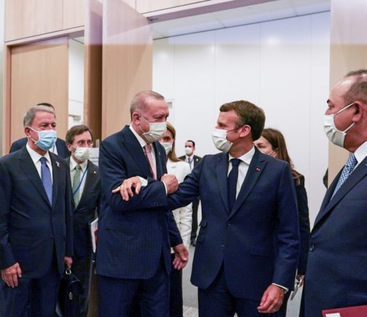 Emmanuel Macron und Recep Tayyip Erdogan: Treffen vor dem Nato-Gipfel