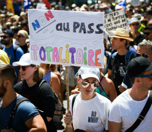 Proteste gegen den Gesundheitspass: Nur noch etwa 40.000 Demonstranten in ganz Frankreich