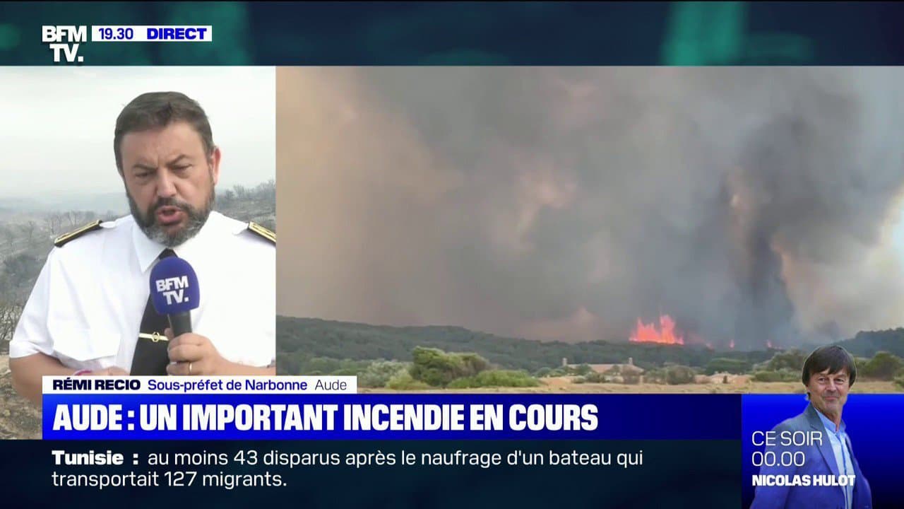 Feuer im Departement Aude: 300 Hektar gingen in Rauch auf