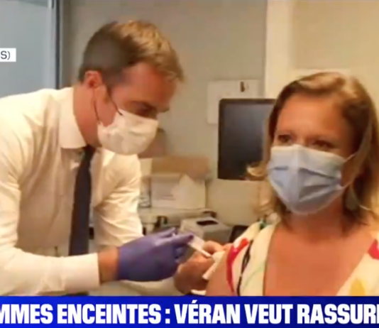 Covid-19-Impfung: Olivier Véran impft persönlich die schwangere Staatssekretärin Olivia Grégoire