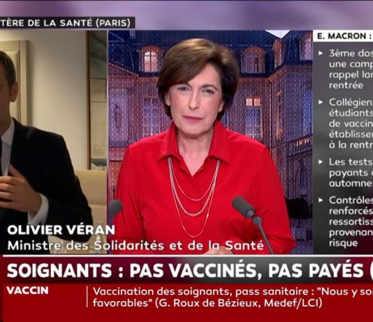 Olivier Véran: Nicht geimpfte Mitarbeiter des Gesundheitswesens „werden nicht mehr arbeiten können und nicht mehr bezahlt werden“