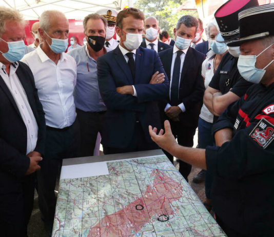 Feuer im Var: „Das Schlimmste wurde verhindert“, so Emmanuel Macron