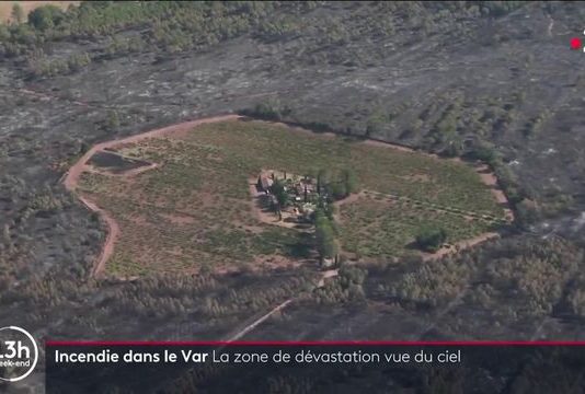 Brände im Var: Die Schäden aus der Vogelperspektive
