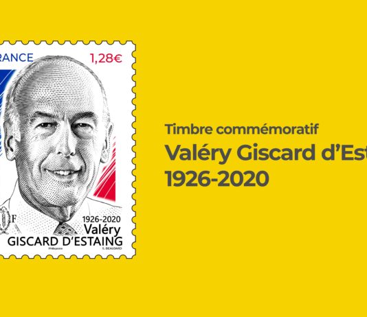 Französische Post gibt eine Briefmarke mit dem Bildnis von Valéry Giscard d’Estaing heraus