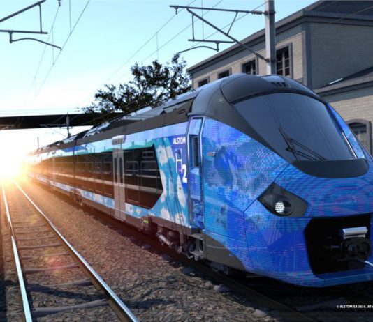 Ein Wasserstoffzug von Alstom soll ab 2025 in Okzitanien fahren