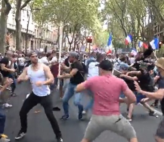 Anti-Gesundheitspass-Demonstrationen: Dieses Wochenende sind die Proteste gewalttätiger