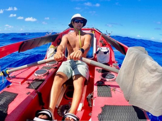 Der Abenteurer Guirec Soudée überquerte den Atlantik in 107 Tagen im Ruderboot