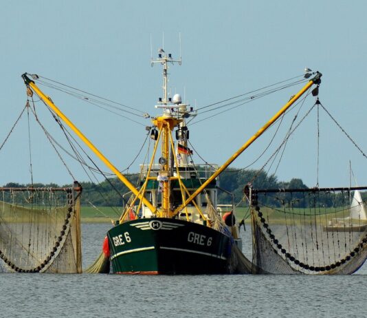 Verärgerte französische Fischer bedrohen britische Importe Fischerei