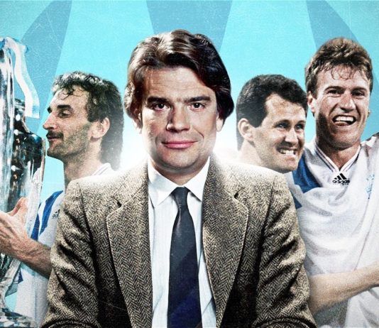 In Marseille würdigen die OM-Fans Bernard Tapie