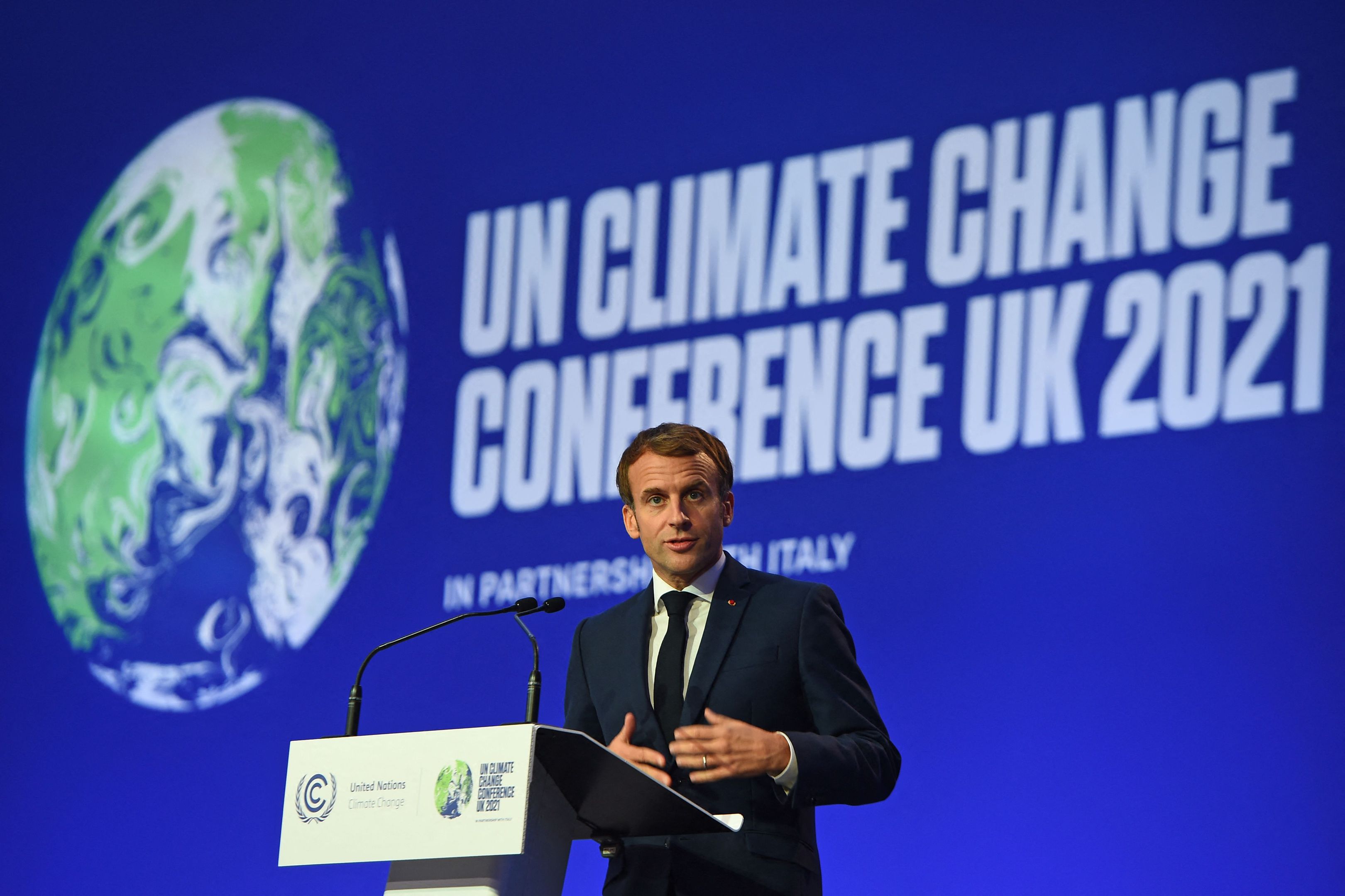 COP26: Emmanuel Macron stellt sich in Glasgow unberechtigt in den Mittelpunkt