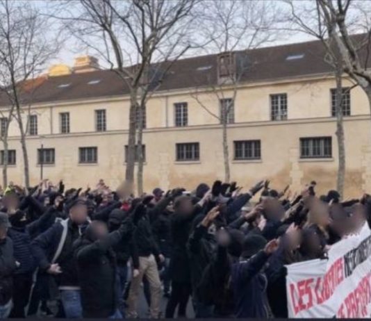 Impfpass-Gegner: Nazi-Grüße mitten in Paris