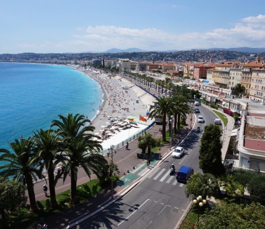 Emmanuel Macron besucht Nizza