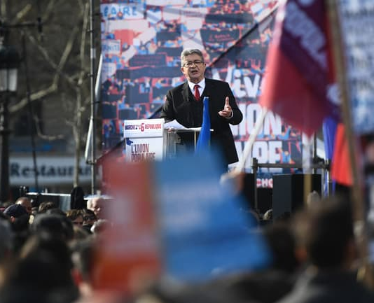 Präsidentschaftswahlen: 100.000 Teilnehmer bei Jean-Luc Mélenchons Pariser Kundgebung