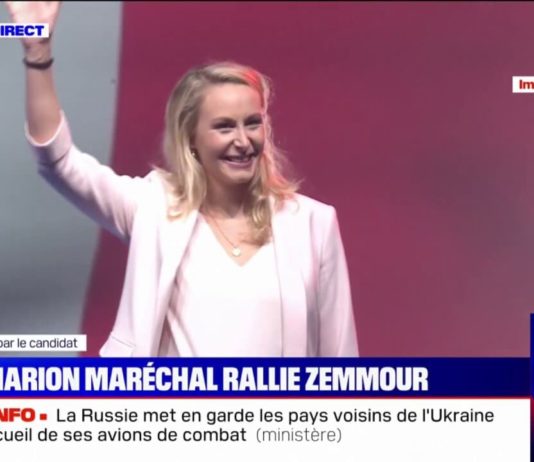 Präsidentschaftswahlen: Marine Le Pens Nichte Marion Maréchal schließt sich Éric Zemmour an