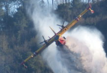 Korsika: Wenn auch der Herbst noch brennt Canadair_Löschflugzeug