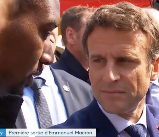 Emmanuel Macron: Erster Auftritt nach den Wahlen in Cergy (Val-d’Oise)