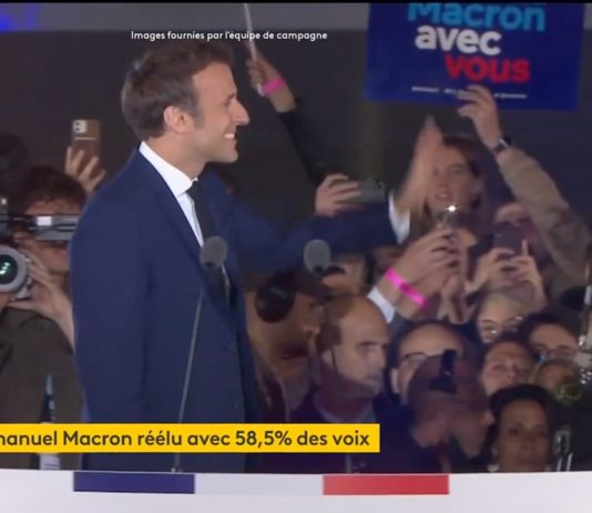 Emmanuel Macron nach seinem Sieg: „Dieses Votum verpflichtet mich für die kommenden Jahre“
