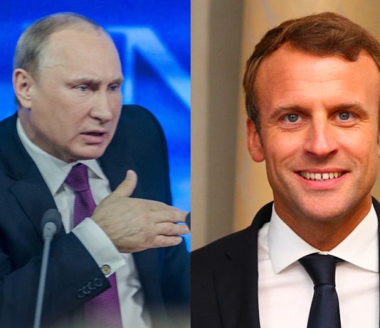 Macron: Putin hat „riesigen Fehler“ mit der Kündigung des Getreideabkommens gemacht Putin_Macron