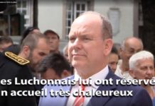 Albert II. von Monaco besucht Luchon in den Pyrenäen