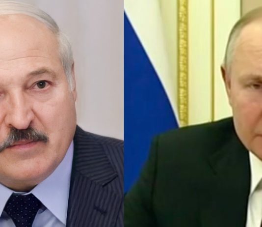 Putin kündigt die Lieferung von atomwaffenfähigen Raketen an Weißrussland an Lukaschenko-Putin