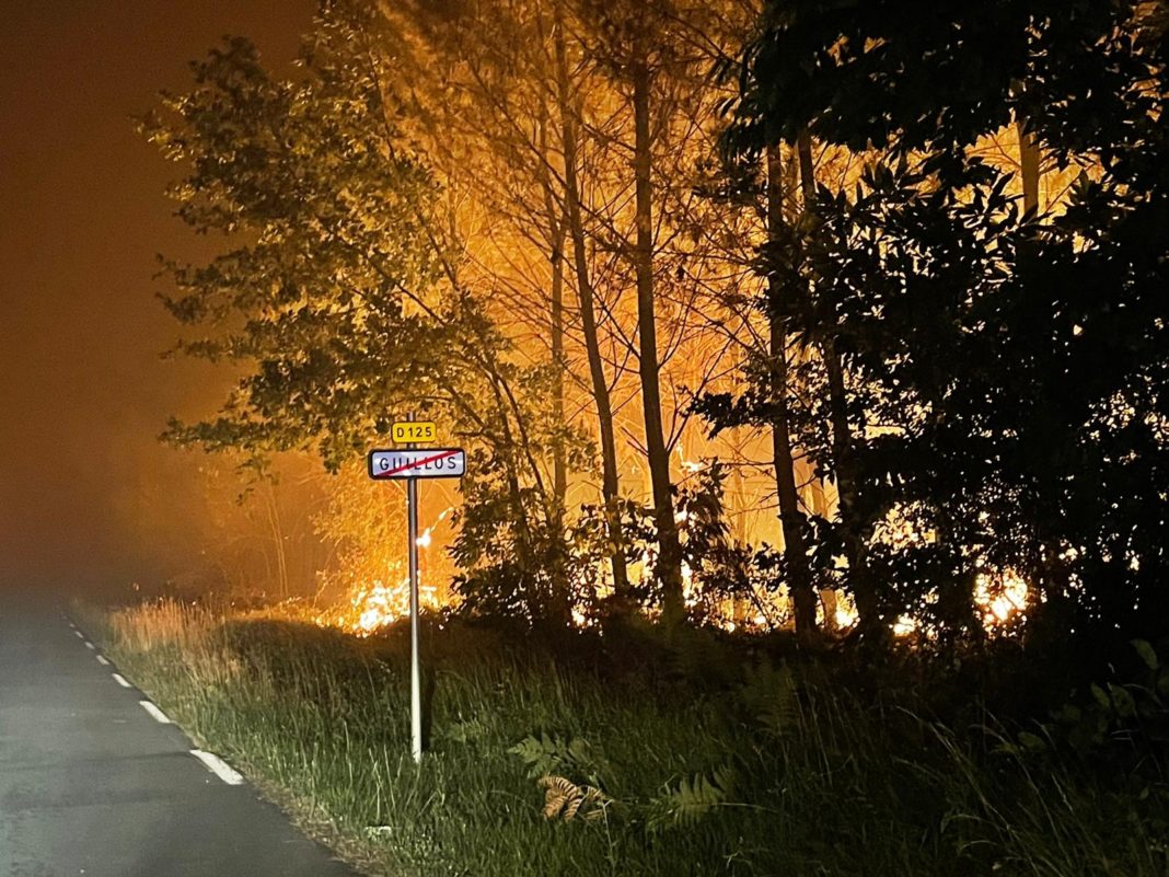 Waldbrände-Gironde