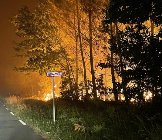 Beeindruckende Videos und Fotos von den Bränden in der Gironde Waldbrände-Gironde