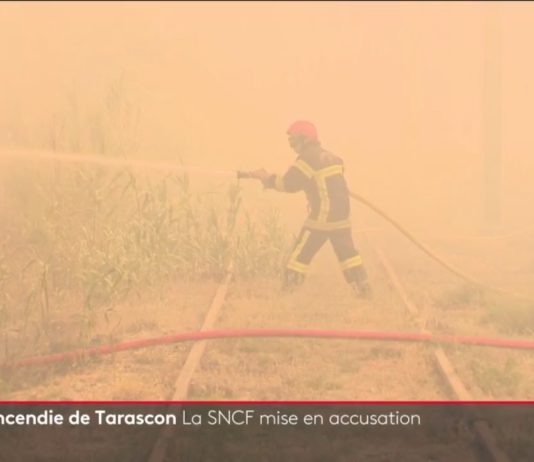 Brände im Departement Bouches-du-Rhône: Canadair-Löschflugzeuge kommen als Verstärkung aus Griechenland Feuerwehr_Tarascon