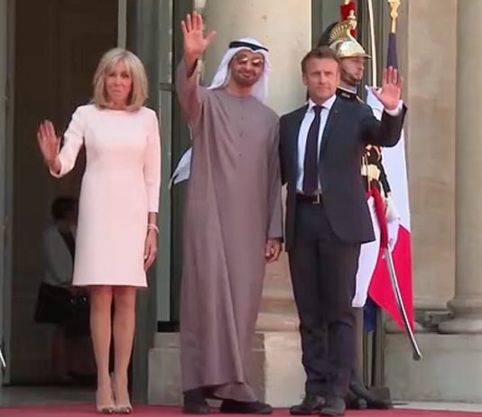 Emmanuel Macron empfängt den Präsidenten der Vereinigten Arabischen Emirate zu Energiegesprächen MBZ_in_Paris