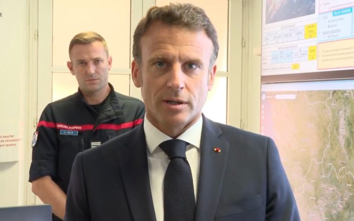 Macron_Pompiers