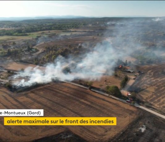 In mehreren Regionen Frankreichs wüten noch immer zahlreiche Brände Feuer_in_Frankreich